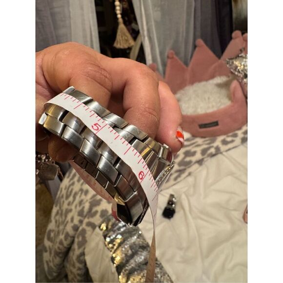 Vintage y2k OG Juicy Couture stainless steel band cronograph crown charm watch i